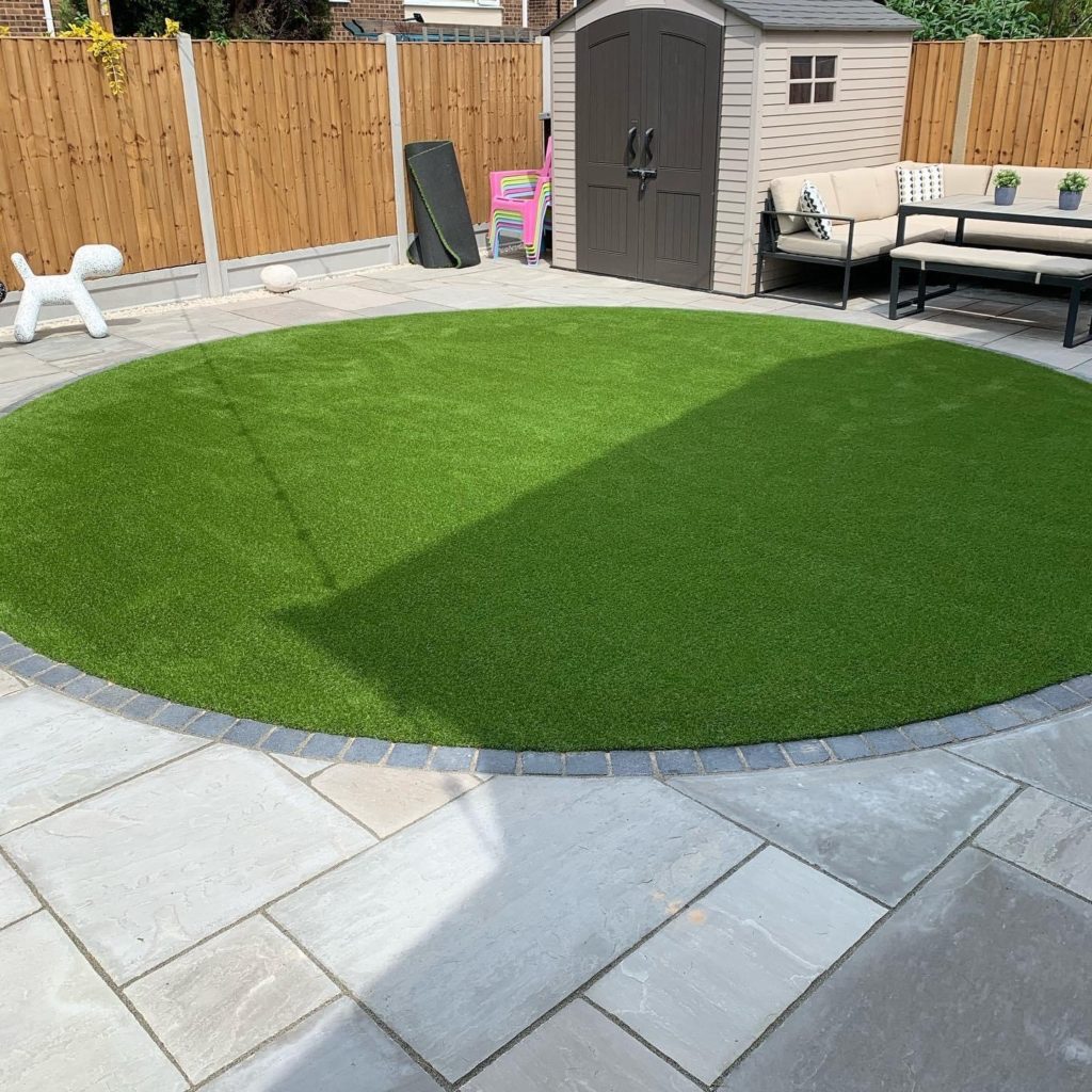 Artificial grass supply and fitting