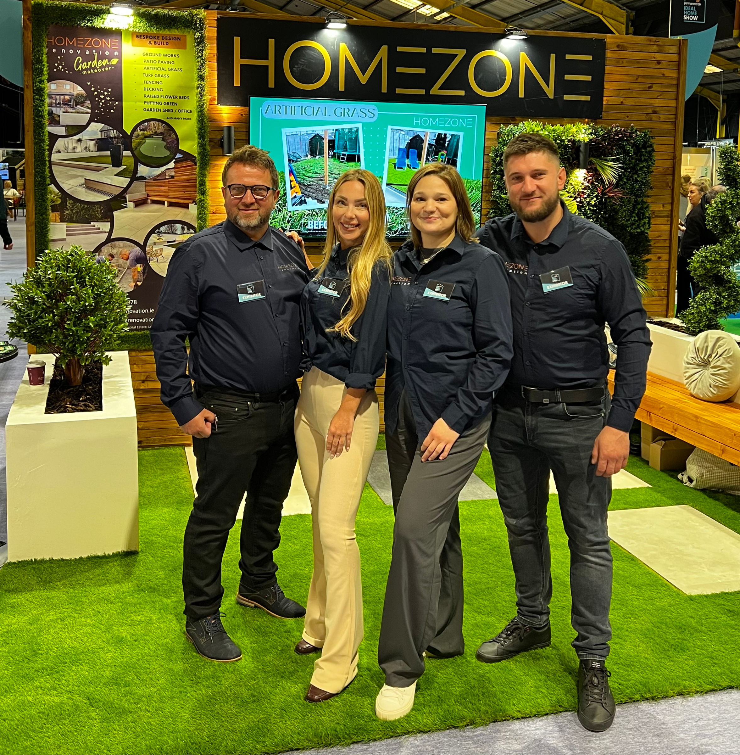 Homezone Garden Renovation team at Ideal Home Show